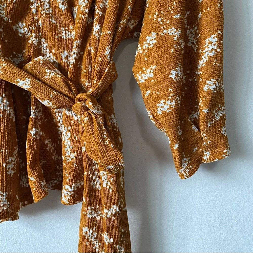 Anthropologie Orange Blouse Top - Picture 13 of 15